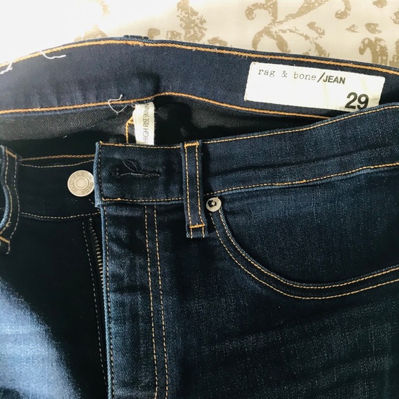 High Rise Skinny Rag&Bone Jeans - Picture 4 of 4